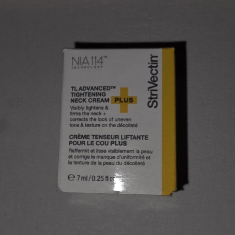 StriVectin TL Advanced Plus Neck Cream - Yellow and White .25 Fl Oz